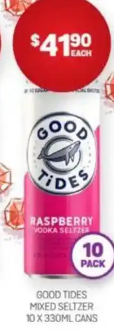 Harry Brown Good tides mixed seltzer offer