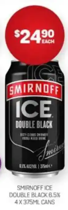 Harry Brown Smirnoffice double black offer