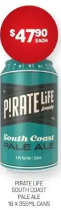 Harry Brown Pirate life south coast pale ale offer