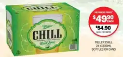 Harry Brown Miller chill offer