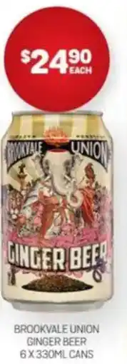 Harry Brown Brookvale union ginger beer offer