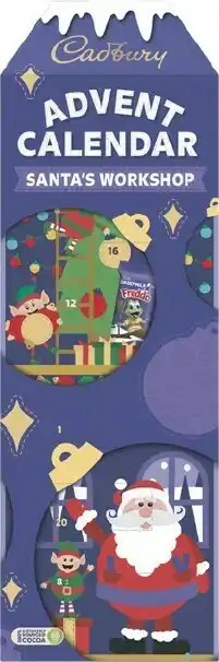 BIG W Cadbury 3D Advent Calendar 312g offer