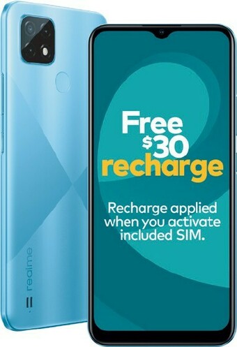 BIG W Optus Real Me C21 - Blue offer