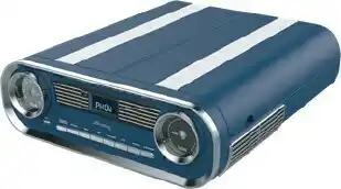 BIG W Brooklyn Retro Turntable - Blue offer