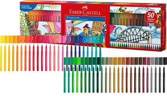 BIG W Faber Connector Pen Big Box 50 offer