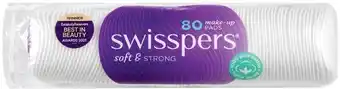 IGA Swisspers Make-up Pads 80 Pack offer