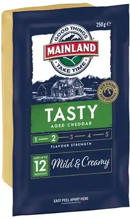 IGA Mainland Cheese Block 250g Selected Varieties offer