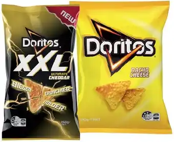 IGA Doritos Corn Chips 150‑170g Selected Varieties offer