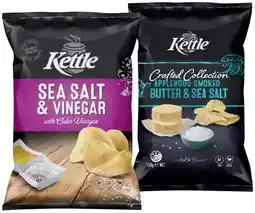 IGA Kettle Potato Chips 150‑165g Selected Varieties offer