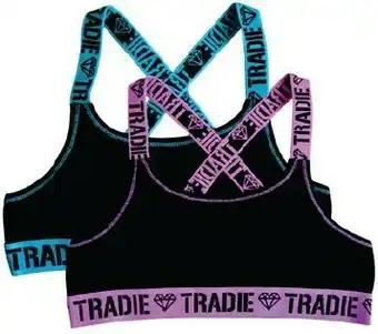 BIG W Tradie 2-Pack Girls Crop offer