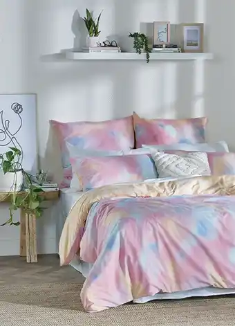 BIG W House & Home ‘Sorbet Clouds’ Cotton Quilt Cover Set offer