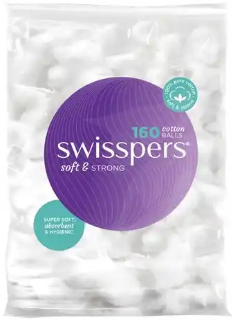 IGA Swisspers Cotton Balls 160 Pack offer