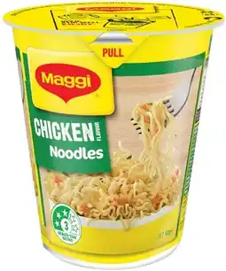 IGA Maggi Cup Noodles 58‑65g Selected Varieties offer