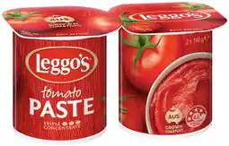 IGA Leggo’s Tomato Paste or Pizza Sauce 2x140g Selected Varieties offer