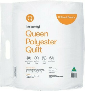 BIG W Brilliant Basics Polyester Quilt offer