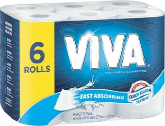BIG W Viva 6-Pack Paper Towels offer