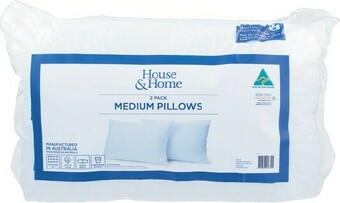 BIG W House & Home 2-Pack Medium Pillows offer