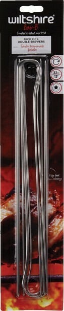 BIG W Wiltshire Bar B Double Prong Skewers 6 Pack offer