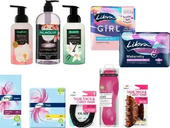 BIG W 30% off Selected Palmolive, Libra, Tena and Hair Accessories offer