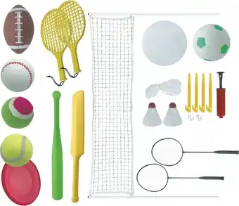 BIG W Action Sports Sports 8-in-1 Sports Set offer