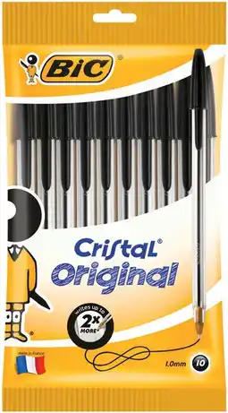 IGA BIC Cristal Original Pens 10 Pack Selected Varieties offer