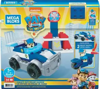 BIG W Mega Bloks PAW Patrol Chase’s Police Cruiser GYJ00 offer