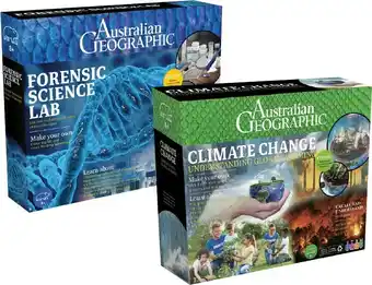 Australian Geographic Climate Change Kit, Forensic Science Lab Kit