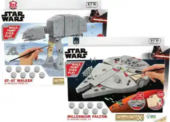BIG W Woodworx Star Wars AT-AT Walker, Millenium Falcon offer