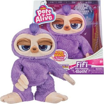 BIG W Zuru Pets Alive FiFi Flossing Sloth offer