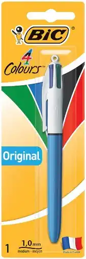 IGA BIC 4 Colours Original Medium Pen 1 Pack offer