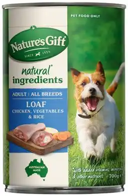 IGA Nature’s Gift Wet Dog Food 700g Selected Varieties offer