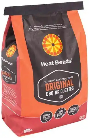 IGA Heat Beads Original BBQ Briquettes 4kg offer