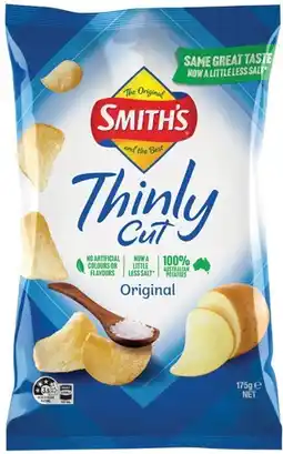 IGA Smith’s Thinly Cut Chips 175g Selected Varieties offer