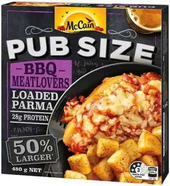 IGA McCain Pub Size Frozen Meal 480-500g Selected Varieties offer