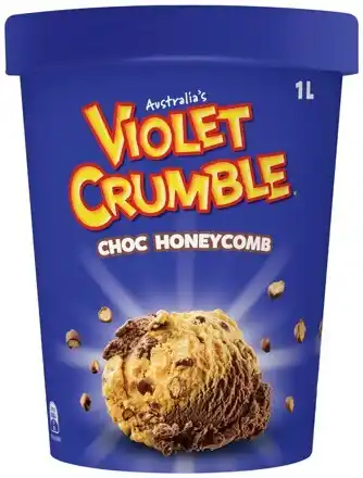 IGA Violet Crumble, Hershey’s or Reese’s Ice Cream 1 Litre or Sticks 4 Pack Selected Varieties offer