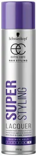 IGA Schwarzkopf Extra Care Lacquer or Hairspray 250g Selected Varieties offer