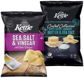 IGA Kettle Potato Chips 150‑165g Selected Varieties offer