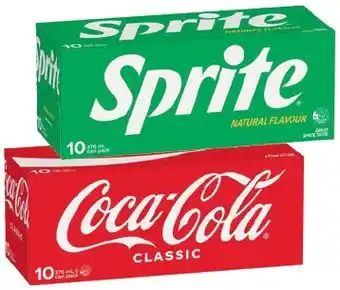 IGA Coca‑Cola, Sprite, Fanta or Mount Franklin Sparkling Water 10x375mL Selected Varieties offer