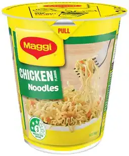 IGA Maggi Cup Noodles 58‑65g Selected Varieties offer