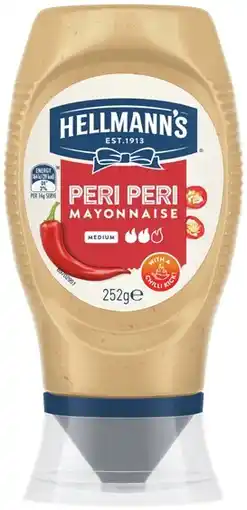 IGA Hellmann's Mayo or Garlic Aioli 251‑252g Selected Varieties offer