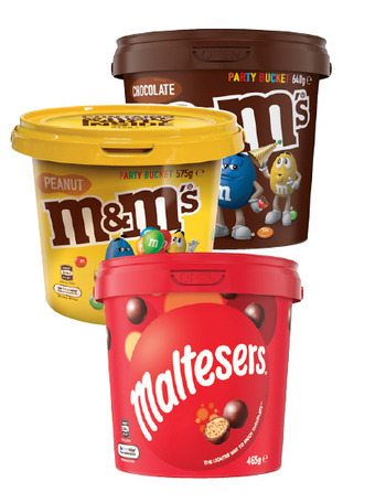 BIG W Mars assorted buckets 450g - 640g offer