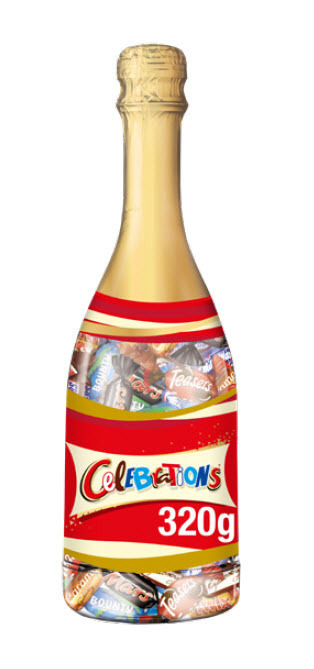 BIG W Mars celebrations champagne bottle 320g offer