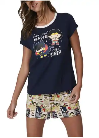 BIG W Dc adults justice league family pyjama set womens sizes 6-20 offer