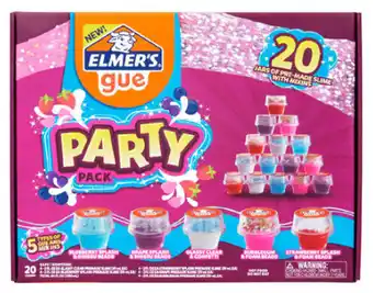BIG W Elmers 20 jars of premade slime with mixins offer