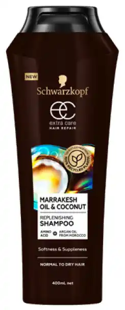 BIG W Schwarzkopf extra care marrakesh oil & coconut replenishing shampoo 400ml offer