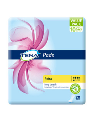 BIG W Tena pads extra 20 pack offer
