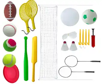 BIG W Action sports 8-in-1 sports set offer