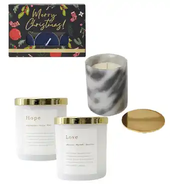 BIG W Home interiors christmas candles offer