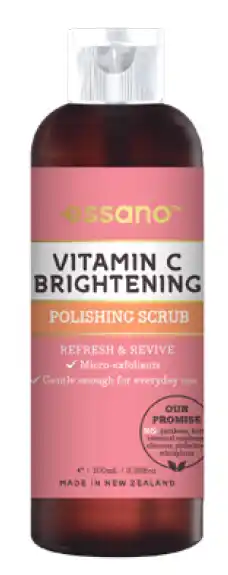 BIG W Essano vitamin c brightening polishing face scrub 100ml offer