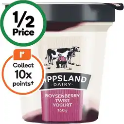 Woolworths Gippsland Dairy Twist Yogurt 160g – From the Fridge offer